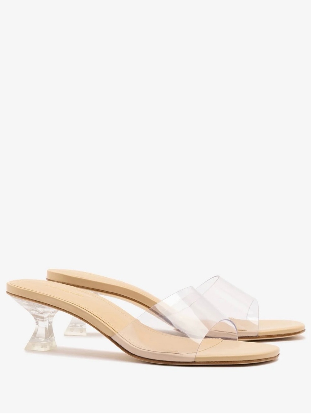 LARROUDE Vivi lucite sandals